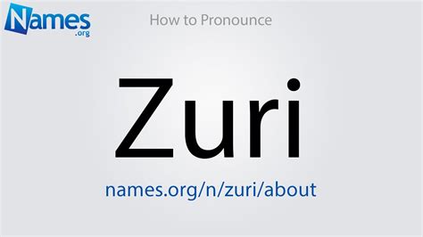 How to pronounce Zuri: .